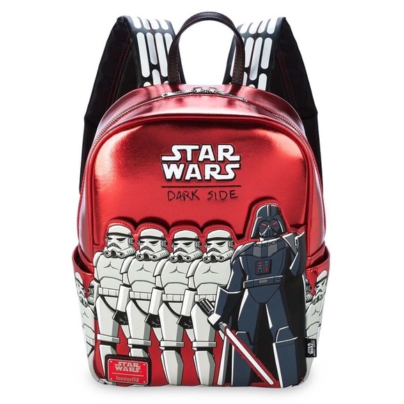 Disney Parks Loungefly Star Wars Dark Side Mini Backpack Artist Series D23 - NEW - Picture 1 of 4